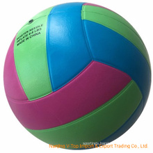 Three Color Official Size Rubber Sporting Volleyball